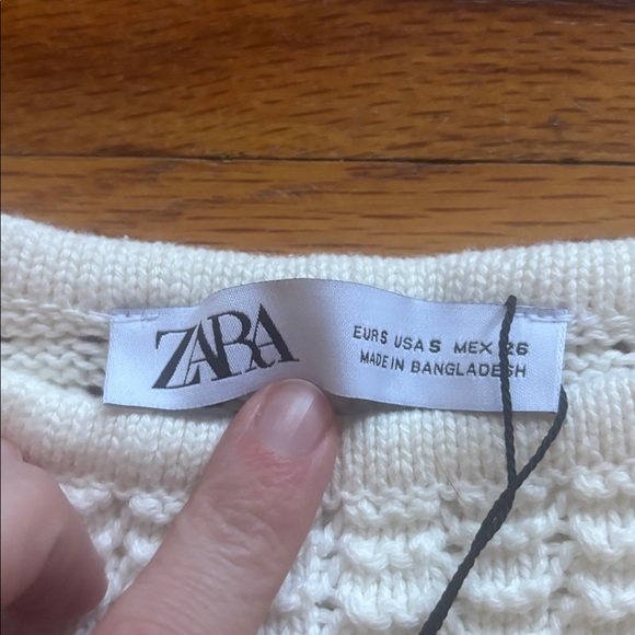 NWT Zara Knit Bell Sleeve Sweater Dress - Picture 2 of 5
